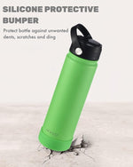 Load image into Gallery viewer, mininoo 24 oz Insulated Water Bottle with Straw, Stainless Steel Double Wall Vacuum with Straw Lid, Leak Proof, BPA Free, Keep Cold for 24H &amp; Hot for 12H(Canopy Green)