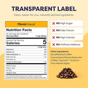 Coffee Concentrate - Cold Brew Coffee, Perfect for Hot or Iced Instant Coffees, Hot Drinks, Cold Brew Concentrate, 35 Servings - Original Decaf