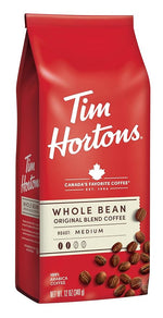 Load image into Gallery viewer, Tim Hortons Whole Bean Original, Medium Roast Coffee, Made with 100% Arabica Beans, 32 Ounce Bag