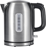 Load image into Gallery viewer, Amazon Basics 1.1Qt (1L) Electric Kettle, Tea Kettle &amp; Water Boiler, with Auto Shut-Off, Boil Dry Protection, High-Safety Strix Thermostat, BPA-Free, 1500W, Stainless Steel, New Model, Black &amp; Silver