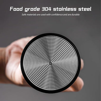 Irishom Coffee Hand Tamper 25-35lb Adjustable Pressure 4 Spring System Detachable Espresso Tamper 304 Stainless Steel