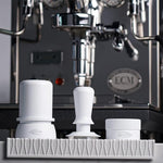 Load image into Gallery viewer, IKAPE 58.5mm Espresso Tamper, Premium Barista Coffee Tamper with Calibrated Spring Loaded, 100% Stainless Steel Base Tamper (White)