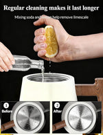 Load image into Gallery viewer, KLEAH Gooseneck Electric Kettle with Temperature Control - 0.8L Automatic Shut Off Tea &amp; Coffee Kettle, Hot Water Boiler Pour Over Coffee Kettle, 1200W Quick Heating Keep Warm, Bone White