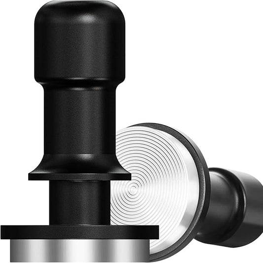PUSEE 53mm Espresso Tamper, Premium Calibrated 30lb Spring Loaded Stainless Steel Ground Tamper for Barista Home Coffee Accessories Upgrade 3.0