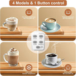 Load image into Gallery viewer, Milk Frother, 4 in 1 Milk Electric Milk Steamer, 500W 11.8oz/350ml Automatic Warm and Cold Foam Maker for Coffee,Latte, Cappuccino, Macchiato, Hot Chocolate, Silent Operation, White