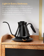 Load image into Gallery viewer, Cocinare FLOW M6 Pro Electric Gooseneck Kettle, ±0.5℉ Temperature Control for Pour-over Coffee &amp; Tea, Stainless Steel Interior, Quick Heating for Boiling Water (Soulages Black)