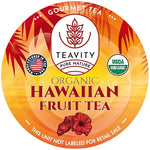 Load image into Gallery viewer, Teavity Organic Hibiscus Tea Pods with Peach, Mango, &amp; Passionfruit - Naturally Decaf Hawaiian Fruit Tea (36 Pods)