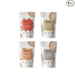 Load image into Gallery viewer, Waka Instant Tea – Black &amp; Strawberry Green Tea Powder Sample Bundle – Unsweetened, No Sugar Added – 100% Tea Leaves – 4 x 0.45 oz Packs (Makes Up to 20 Cups or 5 Quarts Each)