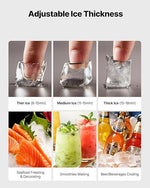 Load image into Gallery viewer, VEVOR Commercial Ice Maker Machine - Head, 300 Lbs/Day Stainless Steel Ice Machine with Scheduled Ice-Making, Self-Cleaning, Adjustable Thickness, Ideal for Restaurant Bar Cafe Hotel - Head Only