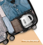 Load image into Gallery viewer, Aigostar Small Electric Kettle, 1L Portable Electric Tea Kettle 1100W with Automatic Shut-Off and Boil Dry Protection, Travel Hot Water Boiler Cordless for Making Coffee and Tea, BPA-Free, Grey