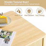 Load image into Gallery viewer, Farmhouse Lift Top Coffee Table, Mid Century Modern Coffee Table with Hidden Storage Compartment, Fluted Rising Pull up Wood Modern Center for Living Room, Office, Natural Oak