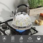 Load image into Gallery viewer, Tea Kettle, 3.1 Quart Whistling Tea Pot for Stove Top, Food Grade 304 Stainless Steel Teapot with for Coffee, Tea, Milk etc