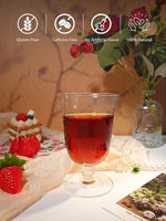 Load image into Gallery viewer, TeeLux Strawberry Black Tea Bags, Blend Premium Black Tea with Natural Strawberry Flavor, Full-bodied &amp; Robust Taste, 100 Count