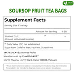 Load image into Gallery viewer, FreshDrinkUS, 40 Premium Soursop Graviola Fruit Tea Bags, 100% Natural and Pure from Soursop Fruits, Made With Natural Materials-Corn Fiber Tea Bag, Sugar/Caffeine/Gluten Free, Hoja Guanabana Tea