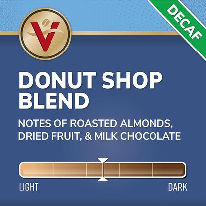 Victor Allen's Coffee Decaf Donut Shop, 12 Count, Medium Roast, Single Serve Coffee Pods for Keurig K-Cup Brewers (Pack of 2)