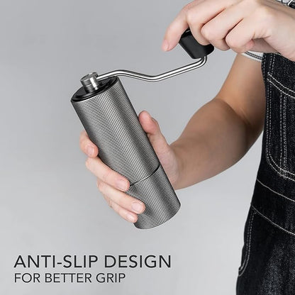 TIMEMORE Chestnut C2 Manual Coffee Grinder Capacity 25g with CNC Stainless Steel Tapered Burr - Internal Adjustable Setting, Double Bearing Positioning, French Press Coffee for Hand Grinder Gift