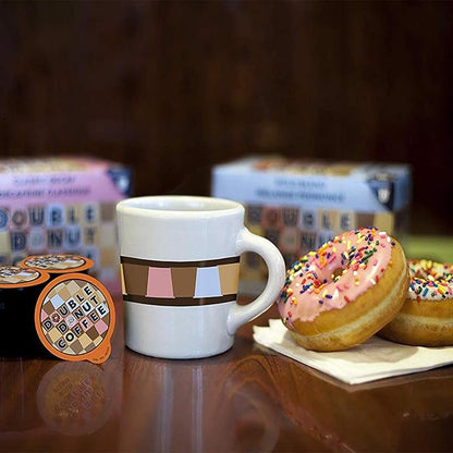 Double Donut Coffee Flavored Coffee Pods, Vanilla Bean Single Serve Coffee For Keurig K Cups Machines, Medium Roast Vanilla in Recyclable Pods, Hot or Iced, 96 Count Value Pack