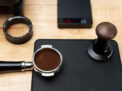 Espresso Coffee Tamper 58.5mm, Level Coffee Tamper for 58mm Portafilter, Adjustable Depth Stainless Steel Flat Base