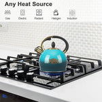 Load image into Gallery viewer, 3Quart Whistling Tea Kettle Classic Teapot Stainless Steel Teakettle with Cool Grip for Stovetop