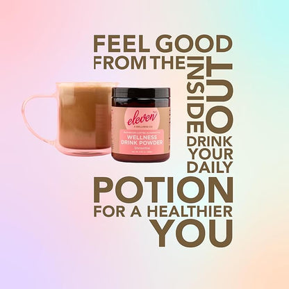 Eleven TLC, Shroomie Master Mind Coffee Substitute, Caffeine-Free Energy, 8 Mushrooms + Superfoods, Developed by MD, Non-Reactive Glass Jar