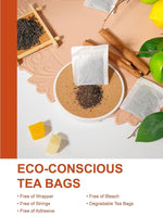 Load image into Gallery viewer, TeeLux Decaf Hot Cinnamon Black Tea, Decaffeinated Black Tea with Cinnamon, Clove, Spicy &amp; Sweet Flavor, 100 Count