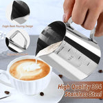 Load image into Gallery viewer, 53mm Espresso Hand Tamper, 22 PCS Coffee Tamper Set, Espresso Accessories with 53mm Espresso Tamper, WDT Tool, Frothing Pitcher, Latte Art Pen, Coffee Stirrer, Tamper Mat, 16 Coffee Stencils