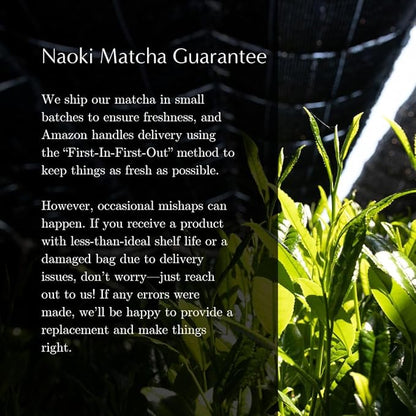 Naoki Matcha Superior Ceremonial Blend – Authentic Japanese First Harvest Ceremonial Grade Matcha Green Tea Powder from Uji, Kyoto (100g / 3.5oz)