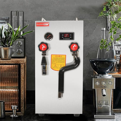 8L Milk Frother and Steamer, Commercial Milk Frother, Automatic Electric Milk Steamer for Latte Cappuccinos Macchiato