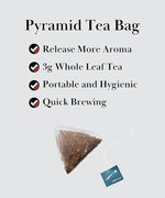Load image into Gallery viewer, EZR Leaf Apple Cinnamon Rooibos Tea Caffeine Free Decaf Herbal Tea, 20 counts 2.1 Once Pyramid Tea Bags, Naturally Sweet, Relaxing Sleep Blend
