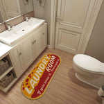 Load image into Gallery viewer, Ottomanson 20" x 59" Oval Laundry Room Rug - Non-Slip Mat for Laundry &amp; Mudroom - Durable, Stain-Resistant, and Easy to Clean - Perfect for High-Traffic Areas - Runner Rug for Entryway, Yellow/Red