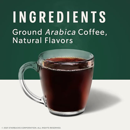 Starbucks Ground Coffee, Maple Pecan Flavored Coffee, Naturally Flavored, 100% Arabica, 1 bag (17 oz)
