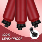 Load image into Gallery viewer, HASLE OUTFITTERS 32 oz Insulated Water Bottle Stainless Steel Double Walled Vacuum Sports Water Bottle with 2 Lids (Straw and Spout Lid) for Gym Camping Hiking(Red,1)