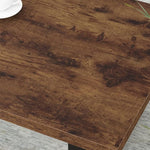 Load image into Gallery viewer, HSH Rustic Coffee Table, Industrial Wood and Metal Center Table, Farmhouse Minimalist Oak Coffee Table for Living Room, Modern Rectangular Wooden Tea&amp;Coffee Table for Bedroom Home, Rustic Brown, 39 In