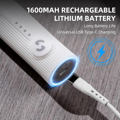 Bincoo Performance Milk Foamer - Dual Speed, Waterproof, Stainless Steel, Ultra Fast Handheld Drink Mixer - Create Barista Microfoam in 40 Seconds for Latte, Cappuccino & Coffee at Home (Pink)