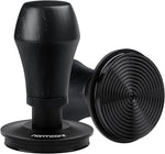 Load image into Gallery viewer, Normcore 58.5mm Espresso Coffee Tamper V4 - Spring Loaded Tamper With Titanium PVD Coating Ripple Base -15lb / 25lb / 30lbs Replacement Springs, Genuine Black Oak Wood Handle