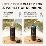 Load image into Gallery viewer, Rich Crema Portable Electric Espresso Coffee Maker, Fast self-heating 2 IN 1 Extraction System Espresso Machine,Support Ground Coffee and NS capsule, for Travel,Car,Hiking,Climbing（Black）