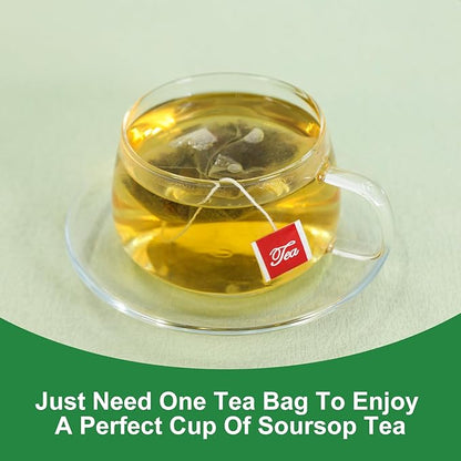 TEARELAE - Soursop Leaves Tea - 1.5g x 50 Count - 100% Pure Soursop Graviola Leaves Tea Bag - Country of Origin Thailand - Support Digestion & Rich In Nutrients