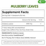 Load image into Gallery viewer, FreshDrinkUS, Permium 8oz Mulberry Leaves, 100% Natural &amp; Pure from Mulberry Leaves, Loose Leaf Herbal Tea, No Additives, No Caffeine, Vegan