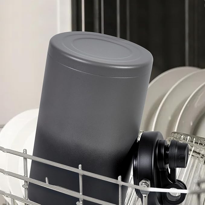 1 Gallon Water Jug Bottle Insulated, 128oz Stainless Steel Water Bottle Wide Mouth Double Vacuum Dishwasher Safe BPA Free for Hot & Cold Drinks Gradient Grey