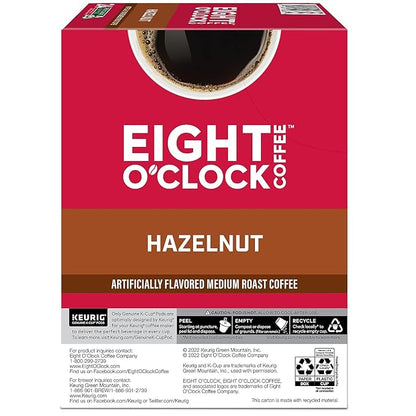 Eight O'Clock Coffee Hazelnut Coffee, 24 Count