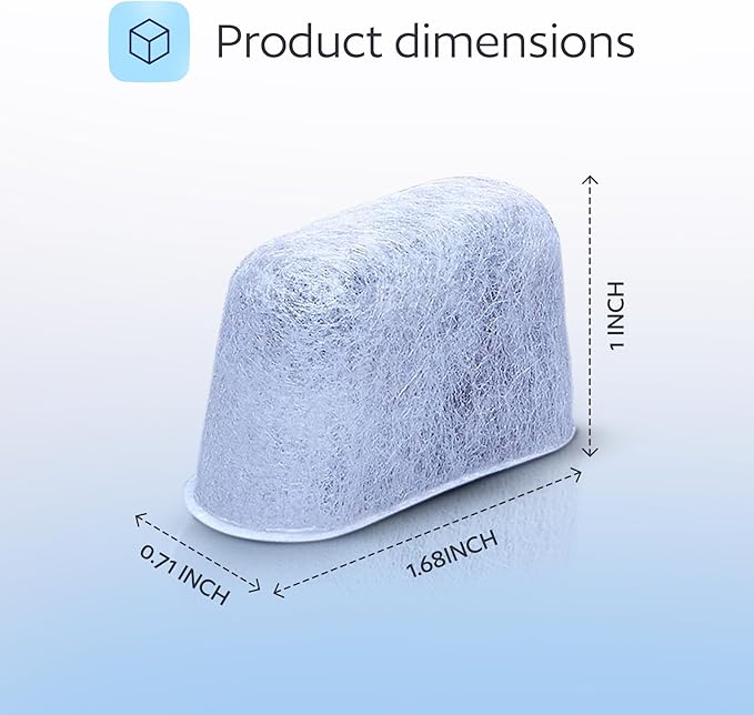 6 Water Filters for Cuisinart Coffee Makers - Replacement Charcoal Water Filters - Fits all Cuisinart Coffee Brewers by GoodCups