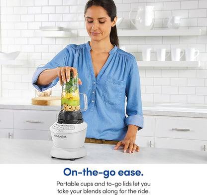 nutribullet Full-Size Blender Combo 1200W –Matte White