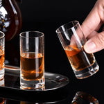 Load image into Gallery viewer, KAMMAK Shot Glasses Set of 2, 40ml/1.35oz Clear Espresso Shot Glass with Heavy Base for Bar Restaurants Home, Small Whiskey Shot Glass for Vodka, Whiskey, Tequila, Spirits &amp; Liquors