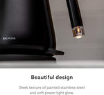 Load image into Gallery viewer, BALMUDA The Kettle | Electric Gooseneck Kettle | Lightweight | Stainless Steel | 0.6L (20fl oz) Capacity | Neon Light Indicator | Perfect for Tea and Coffee | US Version | Black