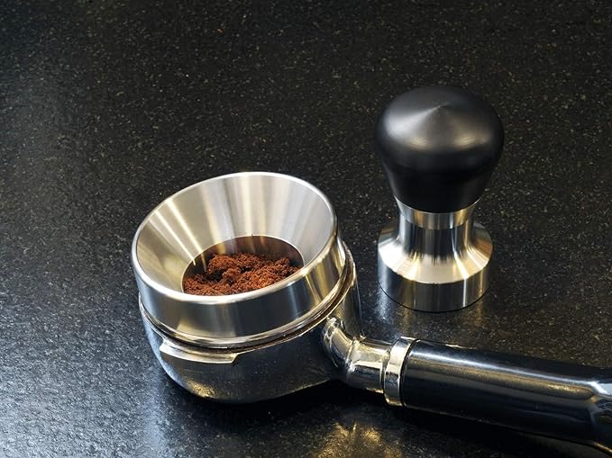 41mm Espresso Tamper with Precisely Manufactured Stainless Steel Base & PVC Handle, 41mm Coffee Tamper Specially Fit for La Marzocco 1 Cup 7g Basket, VST 7g Single Basket and Similar
