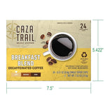 Load image into Gallery viewer, Caza Trail Coffee Pods, Decaf Breakfast Blend, Single Serve (Pack of 24) (Packaging May Vary)