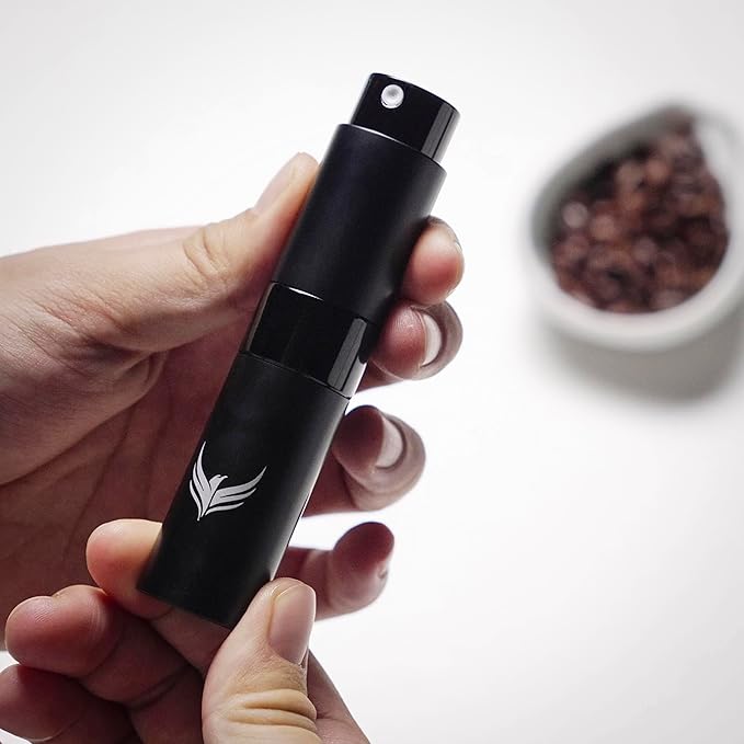 Single Dose Coffee Storage Tubes Coffee Bean Dosing Cup and Rdt Spray Bottle Set - Ceramic Dosing Tray and Spritzer