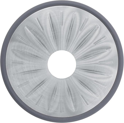 Normcore 2-in-1 Pour Over Coffee Dripper, 1-4 Cups Metal Coffee Dripper, Use V60 and Wave Filter Paper Coffee Maker, 304 Stainless Steel, Silver