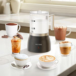 Load image into Gallery viewer, Secura Detachable Milk Frother and Steamer, 17oz Electric Milk Warmer 4-in-1 Hot/Cold Foam Maker for Latte, Cappuccinos, Macchiato, Hot Chocolate, Glass Milk Jug Dishwasher Safe