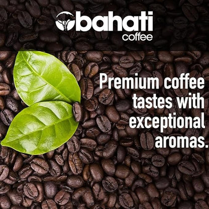 Kenya AA Grade Roasted Arabica Coffee Beans from Kenyan Highlands - 100% Pure Arabica Coffee Roasted Beans (Dark Roast Ground Coffee, 2 LB)